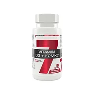 Witaminy i minerały dla sportowców - 7 NUTRITION Vitamin D3 + K2MK7 [ 120vcaps. ] - 7 Nutrition - Witamina D3 + K2MK7 - miniaturka - grafika 1