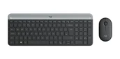 Zestawy myszka + klawiatura - Logitech MK470 klawiatura Dołączona myszka RF Wireless Słowacki Grafitowy 920-009264 - miniaturka - grafika 1