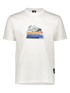 New Balance Koszulka "Sneaker" w kolorze białym - Koszulki męskie - miniaturka - grafika 1