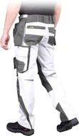 Odzież robocza - Spodnie ochronne do pasa biało-szary roz.60 - miniaturka - grafika 1