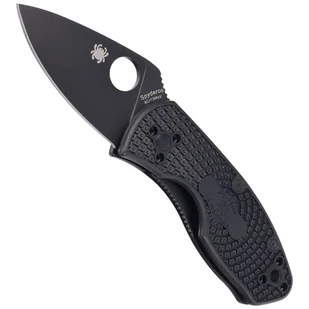 Nóż składany Spyderco Ambitious Black FRN, Black Blade 8Cr13MoV (C148PBBK) - Noże - miniaturka - grafika 4