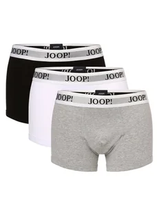 JOOP! Obcisłe bokserki pakowane po 3 szt. Mężczyźni Bawełna szary|czarny|biały|wielokolorowy jednolity, S - Majtki męskie - miniaturka - grafika 1