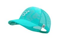 Czapki i chusty sportowe męskie - COMPRESSPORT Czapka lifestyle TRUCKER CAP SUMMER REFRESH 2021 turkusowa - miniaturka - grafika 1