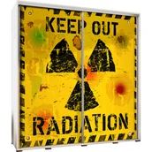 Szafy - Szafa 205 z Grafiką Keep Out Penelopa Maridex Biały Mat - miniaturka - grafika 1