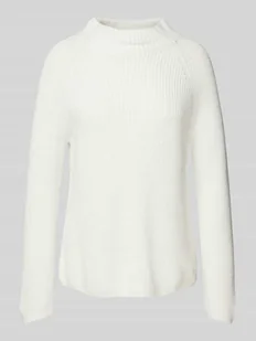 Sweter z dzianiny ze stójką - Swetry damskie - miniaturka - grafika 1