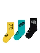 Skarpetki dla dzieci - Batman Skarpety długie CEO-ACCCS-SS26-229WBBAT(3-PACK) Kolorowy - miniaturka - grafika 1