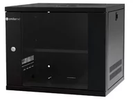 Akcesoria do serwerów - EmiterNet Szafa wisząca  lekka niedzielona 19'' 9U, drzwi blacha/szkło,  550×450×455mm szer./gł./wys. - miniaturka - grafika 1
