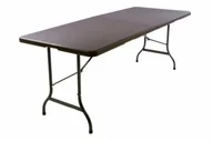 Stoły ogrodowe - Ogrodowy stół składany z ratanowym wzorem - 180 x 75 cm - miniaturka - grafika 1