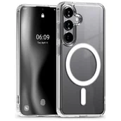 Etui i futerały do telefonów - Etui MERCURY Jelhard MagSafe do Samsung Galaxy S25+ Przezroczysty - miniaturka - grafika 1