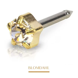 Blomdahl - Kolczyk Tiffany Crystal 5mm 2szt - Piercing - miniaturka - grafika 1
