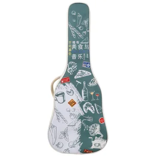 Pokrowiec Gitara akustyczna HB B-1913-41 Biały - Pokrowce i futerały na gitarę - miniaturka - grafika 1