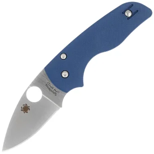 Nóż składany Spyderco Lil' Native Cobalt Blue G10, Satin CPM SPY27 by Eric Glesser (C230GPCBL) - Noże - miniaturka - grafika 1