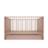 Łóżka dla dzieci i młodzieży - Łóżeczko różowe tweens 70x140 cm - miniaturka - grafika 1