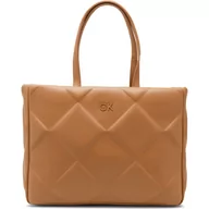 Torebki damskie - Calvin Klein Shopperka RE-LOCK QUILT TOTE LG - miniaturka - grafika 1