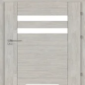 Drzwi wewnętrzne - Drzwi wewnętrzne z podcięciem wentylacyjnym Bari dąb szary 90 prawe Artens 5905996604940 - miniaturka - grafika 1