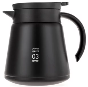 Hario Insulated Stainless Steel Server V60-03 Czarny - 800ml VHS-80B - Dzbanki i imbryki - miniaturka - grafika 3