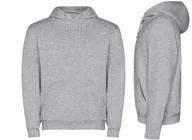 Bluzy męskie - Bluza Dresowa z Kapturem Kangurka JAKOŚĆ ROLY Capucha SZARA XL - miniaturka - grafika 1