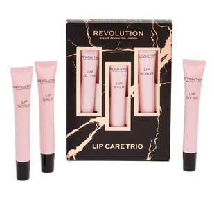 Makeup Revolution London London Lip Care Trio zestaw Balsam do ust 8 ml + balsam do ust 8 ml + peeling do ust 8 ml - Balsamy do ust - miniaturka - grafika 1