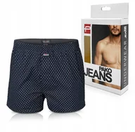 Majtki męskie - Bokserki Luźne Męskie z Rozcięciem Wygodna Piżama Prezent dla Niego Pudełko - miniaturka - grafika 1