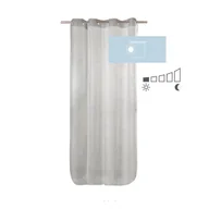 Firany - Zasłona Amina szara 140 X 280 cm na przelotkach Inspire - miniaturka - grafika 1