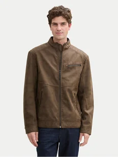 Tom Tailor Kurtka z imitacji skóry 1044633 Brązowy Regular Fit - Kurtki męskie - miniaturka - grafika 1