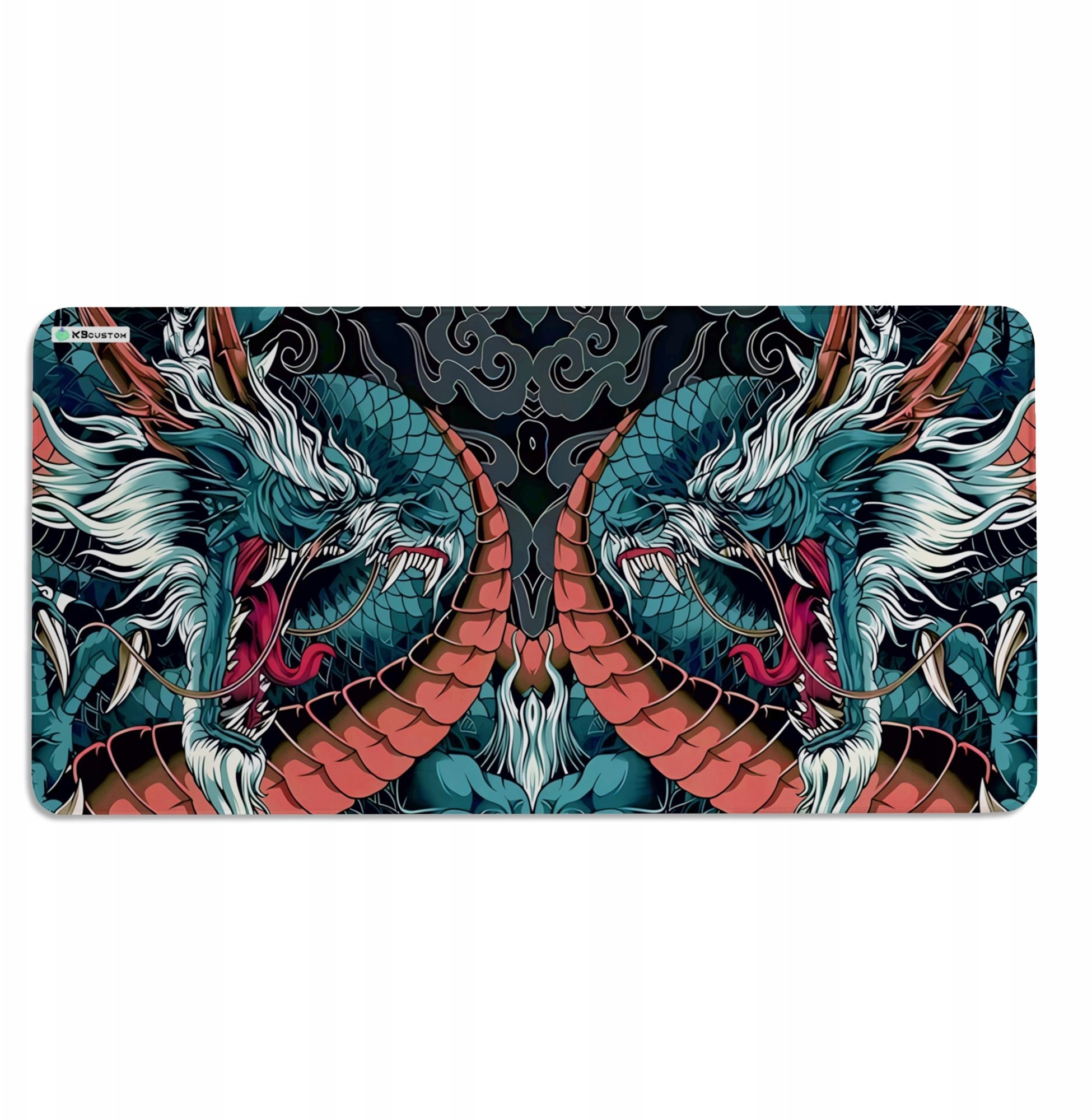 Podkładka KBcustom DUŻA PODKŁADKA MATA POD MYSZKĘ MYSZ 100x50 XXXL KBcustom Biurko Dragon 61