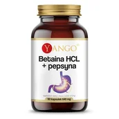 Suplementy naturalne - YANGO Yango Betaina HCL pepsyna 90 k YA064 - miniaturka - grafika 1