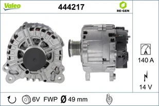 Alternator Valeo 444217 - Alternatory - miniaturka - grafika 1