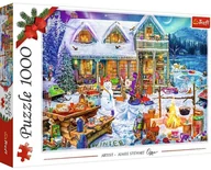 Puzzle - Puzzle 1000 Xmas Zimowy czas Trefl - puzzle - miniaturka - grafika 1