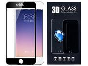 Szkła hartowane na telefon - Iphone 8 Szkło Hartowane 3D 9H Czarne Cały Ekran - miniaturka - grafika 1