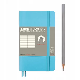 Leuchtturm 1917 notes Softcover, niebieski (Ice Blue) 357662 - Pozostałe akcesoria dla plastyków - miniaturka - grafika 1