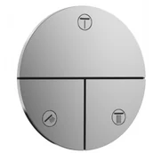Baterie podtynkowe - HANSGROHE 15558000 ShowerSelect Comfort S Zawór odcinający, podtynkowy do 3 odbiorników Chrom - miniaturka - grafika 1