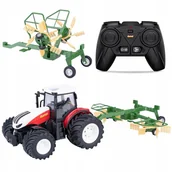 Zabawki zdalnie sterowane - Dumel Agro Traktor RC + Zgrabiarka + Pilot Pojazd Zdalnie Sterowany - miniaturka - grafika 1
