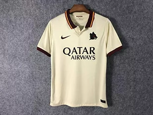 Nike Męski T-shirt Roma M Nk Brt Stad Jsy Ss Aw biały słoniowa kość słoniowa/fossil/(dark team red) (pełne sponsor) S - Koszulki męskie - miniaturka - grafika 1