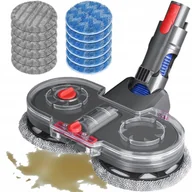 Akcesoria do odkurzaczy - Elektryczna Głowica Mopa Do Dyson V7 V8 V10 V11 V15 Z 12 Wymiennymi Płytami - miniaturka - grafika 1