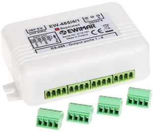 DYSTRYBUTOR MAGISTRALI RS-485 EW-485/4/1/SO Z SEPARACJĄ OPTYCZNĄ - Akcesoria do monitoringu - miniaturka - grafika 2
