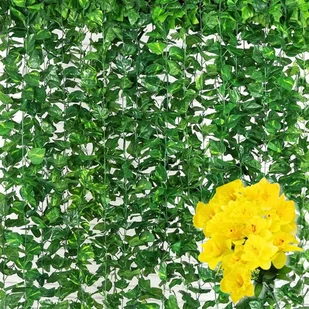 SZTUCZNY BLUSZCZ ROŚLINA WISZĄCA NA ŚCIANĘ BALKON SZTUCZNE LIŚCIE 50m 24SZT - Sztuczne kwiaty SZTUCZNY BLUSZCZ ROŚLINA WISZĄCA NA ŚCIANĘ BALKON SZTUCZNE LIŚCIE 50m 24SZT - Sztuczne kwiaty - miniaturka - grafika 1