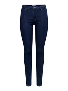 Spodnie damskie - ONLY Women's ONLRAIN Life MID Legging PIMBOX dżinsy damskie, ciemnoniebieskie, rozmiar L/32 - grafika 1