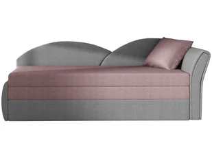 nabbi Sofa rozkładana Arco P - różowa/szara - Sofy i kanapy - miniaturka - grafika 1