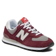 Półbuty męskie - Sneakersy New Balance U574BGH Bordowy - miniaturka - grafika 1