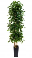 Sztuczne kwiaty - Fikus Sztuczny Drzewko Sztuczne Gęste Drzewo Wysoka Jakość 200 cm - miniaturka - grafika 1