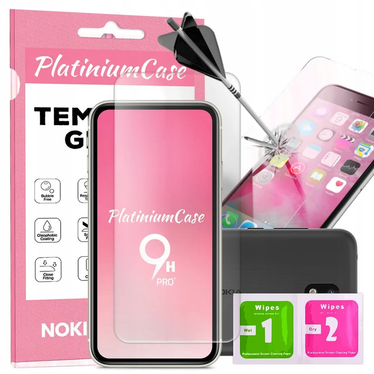 Szkło hartowane 9H szybka ochronna do Nokia 1.3