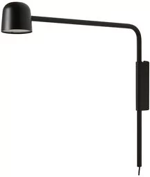 Frandsen - Satellite Lampa Ścienna Matt Black Frandsen - Lampy ścienne - miniaturka - grafika 1