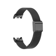 Akcesoria do smartwatchy - STALOWA BRANSOLETA DO XIAOMI MI BAND 8 / MI BAND 9 / 10 CZARNA - miniaturka - grafika 1