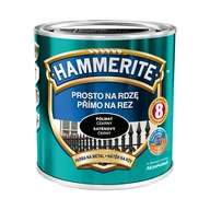Farby olejne i specjalne - Farba Prosto Na Rdzę Czarny Półmat 0,7 l Hammerite - miniaturka - grafika 1