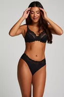 Majtki damskie - Hunkemöller Stringi bokserki Diva Czarny - miniaturka - grafika 1