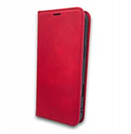 Etui i futerały do telefonów - Kabura magneto Suede do Samsung Galaxy A52 4G / A52 5G / A52S 5G czerwony - miniaturka - grafika 1