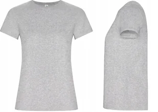 T-shirt Koszulka Damska ORGANICZNA BAWEŁNA Roly GOLDEN 6696 SZARA M - Koszulki i topy damskie T-shirt Koszulka Damska ORGANICZNA BAWEŁNA Roly GOLDEN 6696 SZARA M - Koszulki i topy damskie - miniaturka - grafika 1