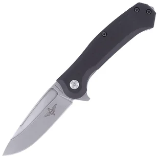 Nóż składany Maserin Police 680 Black G10, Stonewashed N690 by Nicolai Lilin (680/G10N) - Noże - miniaturka - grafika 1