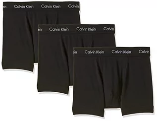 Spodenki damskie - Calvin Klein 3p Trunk Bokserki (szorty) Mężczyźni , Black W. Black Wb , XL - grafika 1